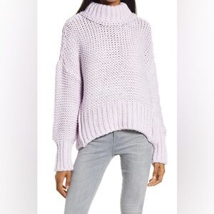 Free People My Only Sunshine Lilac Sweater